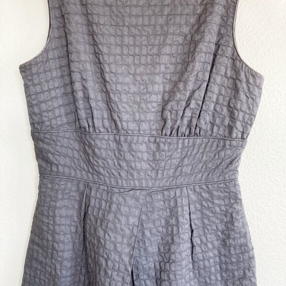 J Crew Fit & Flare Sleeveless Textured Dress - Picture 3 of 7